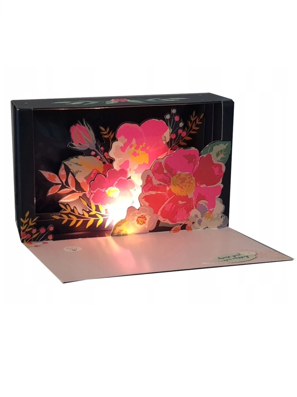 Up With Paper Midnight Bouquet Shadowbox Card